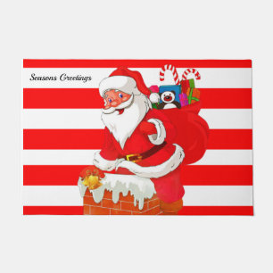 Christmas Door Mat, Santa Doormat