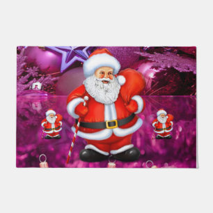 Christmas Door Mat, Santa Doormat