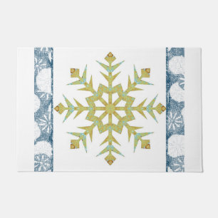Christmas Door Mat, Snowflake Doormat