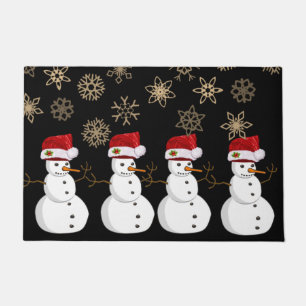 Christmas Door Mat, Snowman Doormat