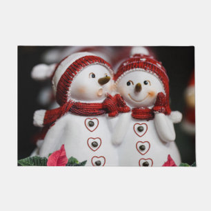 Christmas Door Mat, Snowman Doormat