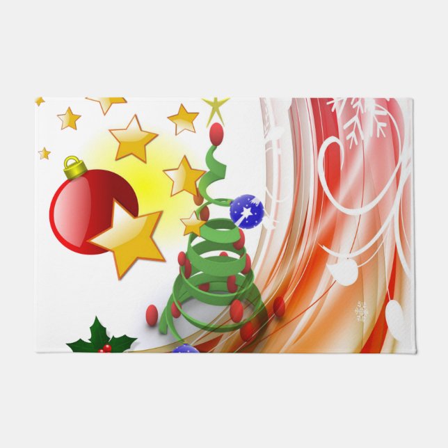 Christmas Door Matt Doormat (Front)