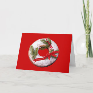 Christmas Doughnut Holiday Card