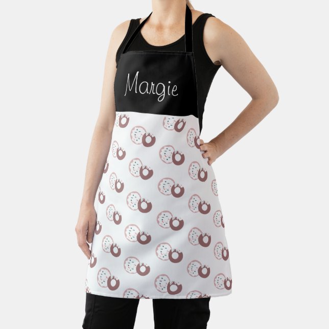 Christmas Doughnuts Sprinkles Bakery Apron (Insitu)