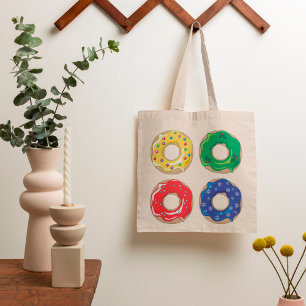 Christmas Doughnuts Tote Bag