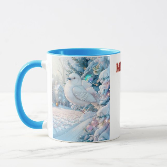 Christmas Dove: Mug (Left)