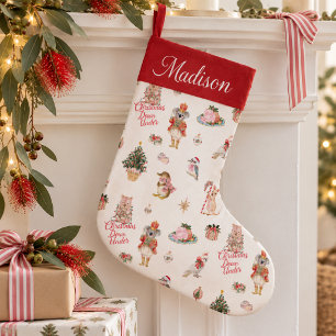 Christmas Down Under Personalized Stocking