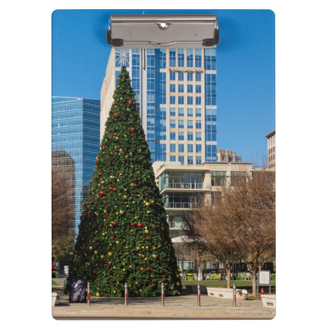 Christmas Downtown Dallas Clipboard (Front)