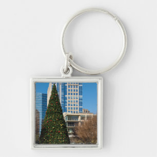 Christmas Downtown Dallas Keychain