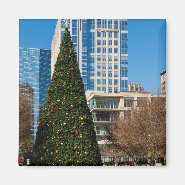 Christmas Downtown Dallas Magnet (Front)