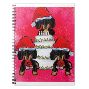 Christmas Doxies Notebook