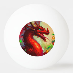 Christmas Dragon (1) Ping Pong Ball