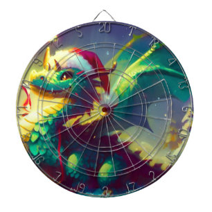 Christmas Dragon (3) Dartboard