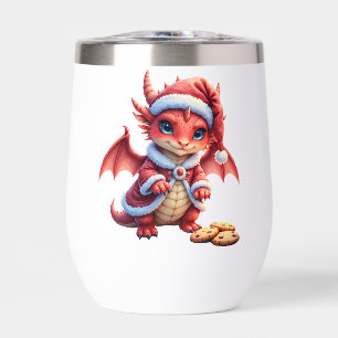 Christmas dragon, too cute to arrest,
