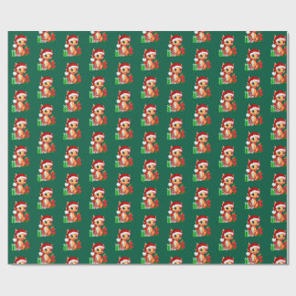 Christmas Dragon Wrapping paper