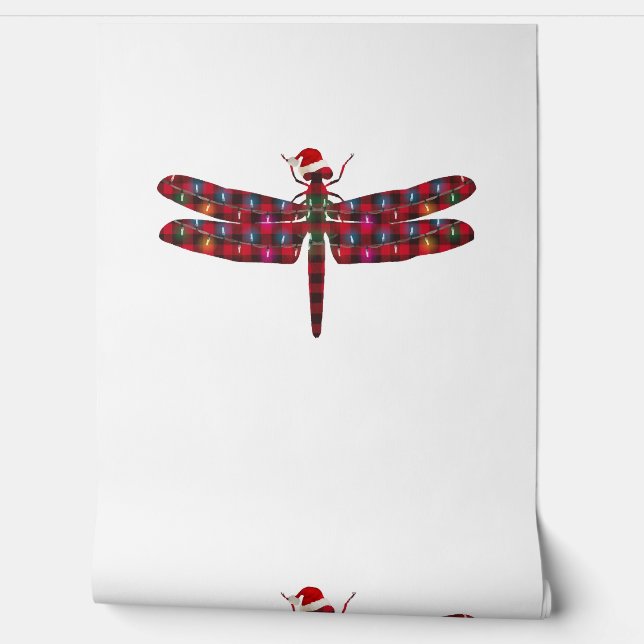 Christmas Dragonfly Wallpaper (Unrolling)