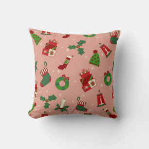 Christmas Drawing  Throw Pillow