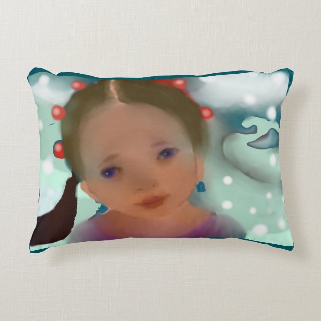 Christmas Dreams Accent Pillow (Front)