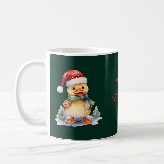 Christmas Duck Coffee Mug (Left)