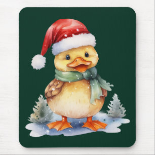 Christmas Duck Mouse Pad