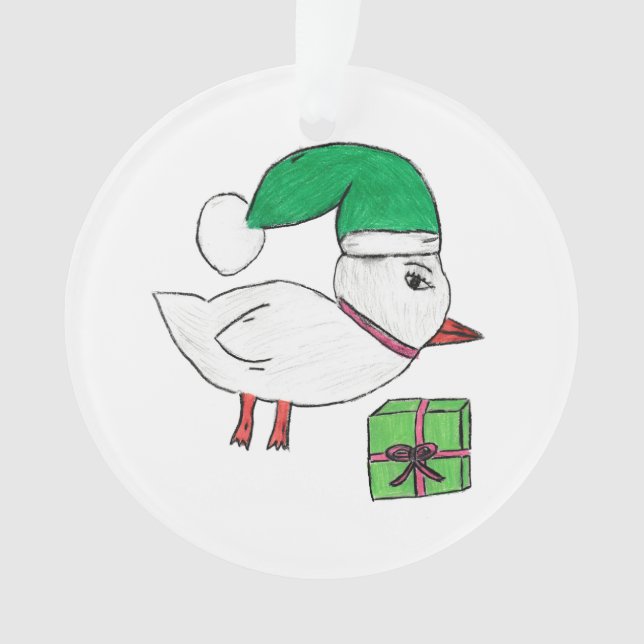 Christmas Duck Ornament (Front)