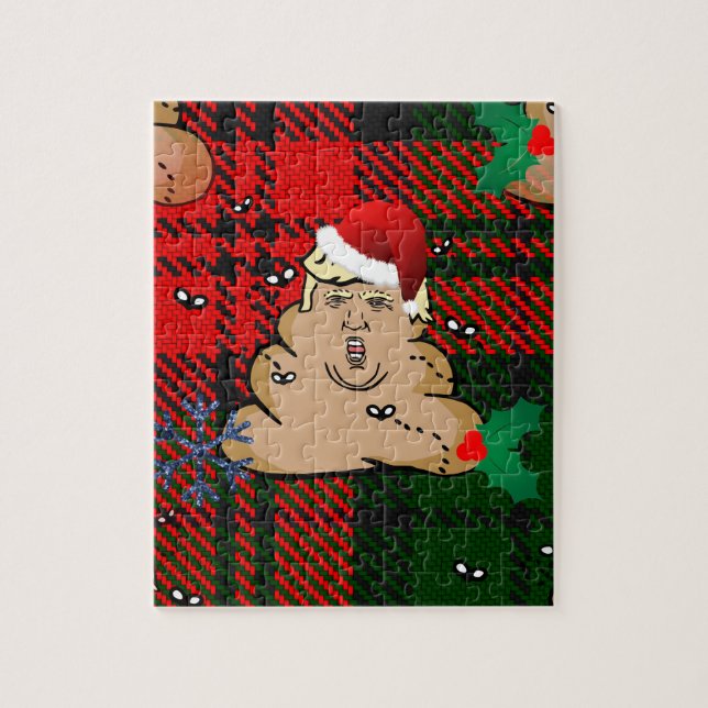 christmas dump trump jigsaw puzzle (Vertical)