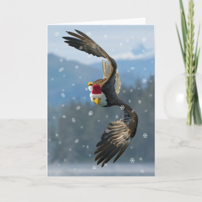 Christmas Eagle Holiday Card (Front)