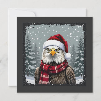 Christmas Eagle Holiday Card