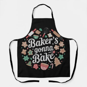 Christmas Edition Bakers Gonna Bake Apron