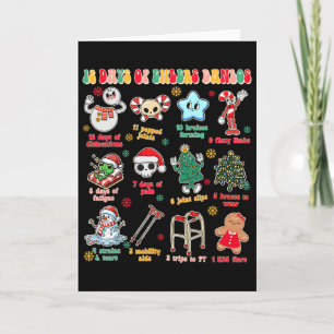 Christmas Eds Chronic Illness Xmas 12 Days Of Ehle Card