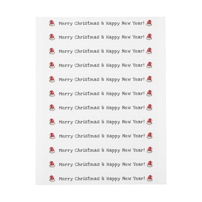 Christmas Egg Carton Seal Temper-proof  Wrap Around Label (Sheet)