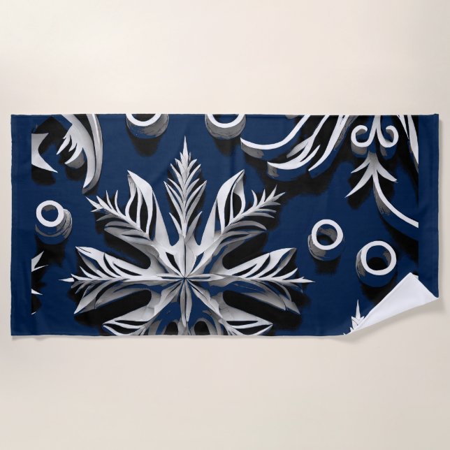 Christmas Elegance n30 Beach Towel (Front)