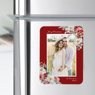 Christmas Elegant Photo Magnet