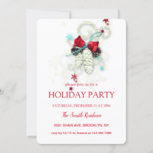 Christmas Elegantly Chic Invitation