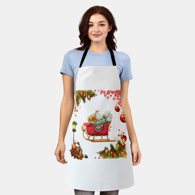 Christmas Elements Apron (Worn)