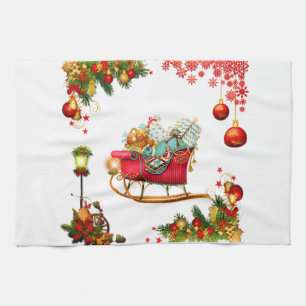 Christmas Elements Kitchen Towel