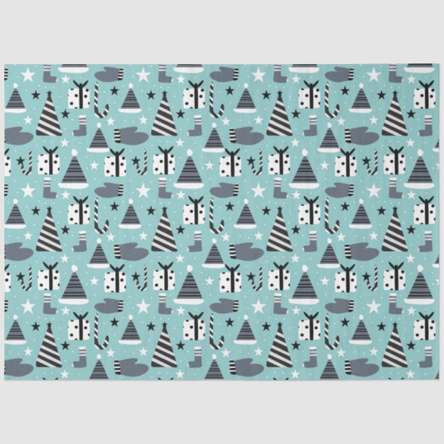Christmas Elements Tissue Paper (Front)