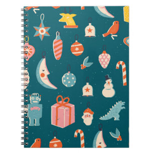 Christmas Elements Winter Holiday Set Notebook