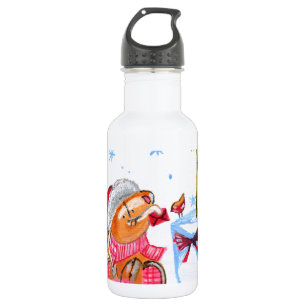 Christmas Elephant 532 Ml Water Bottle