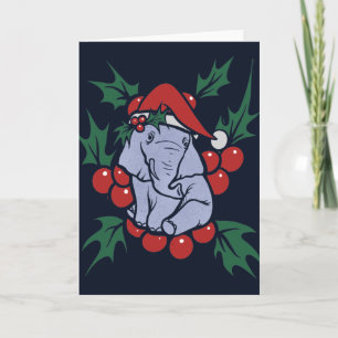 Christmas Elephant Card