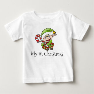 Christmas Elf Baby's My First Christmas Baby T-Shirt