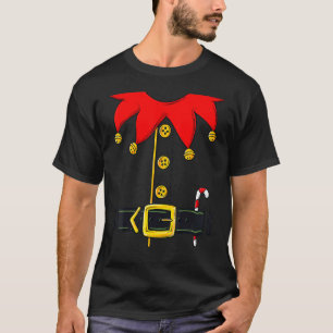 Christmas Elf Costume  Xmas Holiday T-Shirt