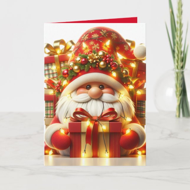 "Christmas Elf" Customizable Card (Front)