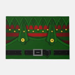 Christmas Elf Door Mats & Decor