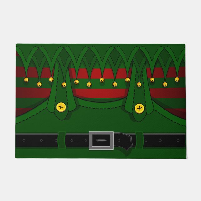Christmas Elf Door Mats & Decor (Front)