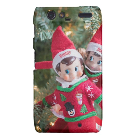 Christmas Elf Droid RAZR Cases