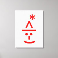 Christmas Elf Emoticon Xmas ASCII Text Art