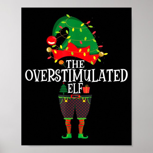 Christmas Elf Family Matching Group The Elf Overst Poster (Front)