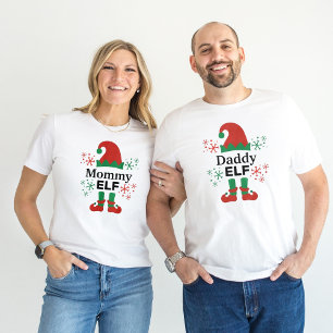 Christmas Elf Family Matching Men's White T-Shirt