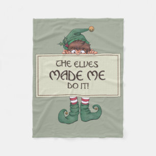 Christmas Elf Fleece Blanket